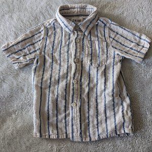 Me & Henry cotton seersucker dress shirt, 2/3T